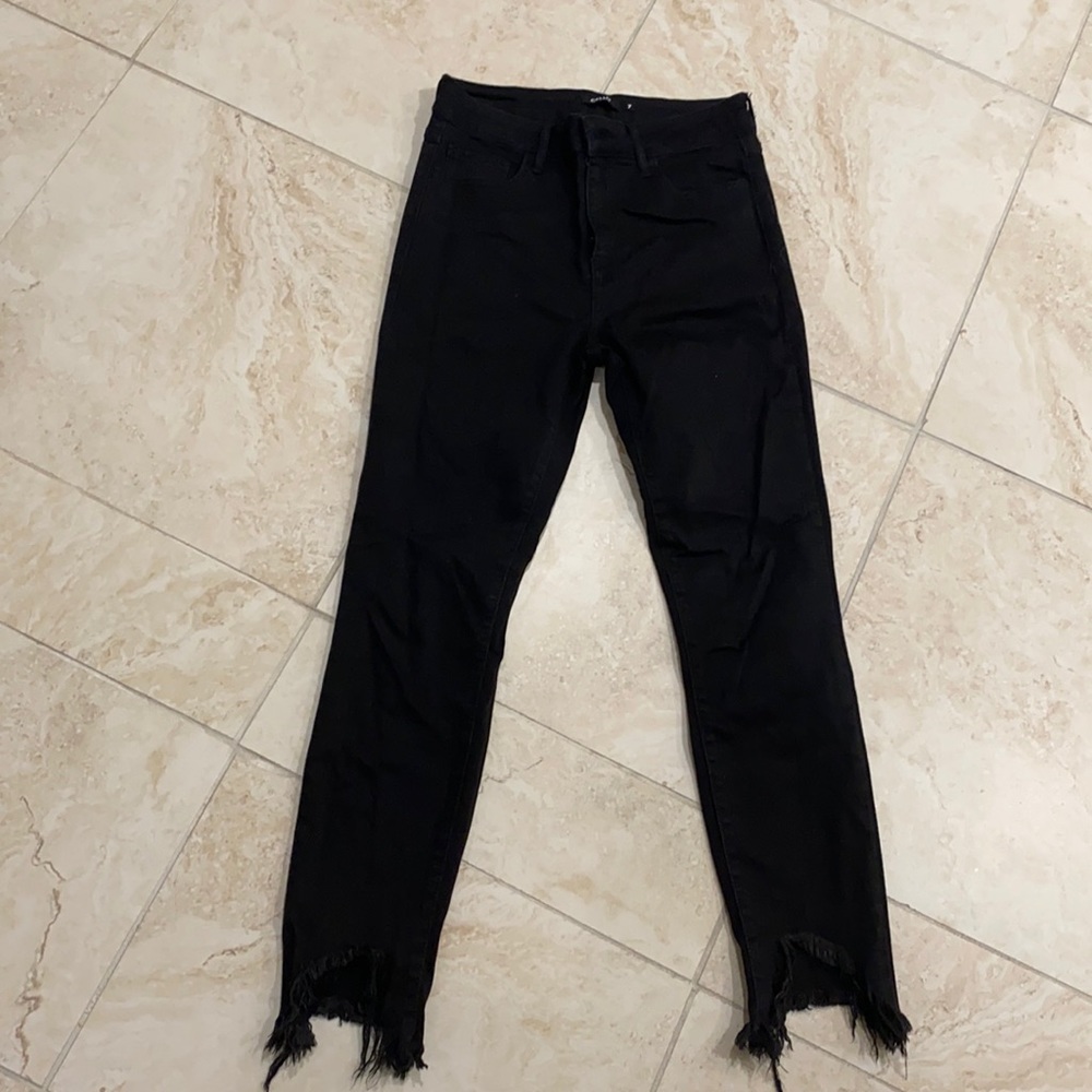 Soft, stretchy black jeans